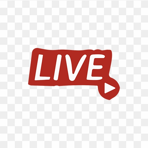 Live button png image free download